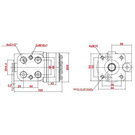 ORBITROL OSPC 315 ON WAŁEK 80 mm BIZON URSUS